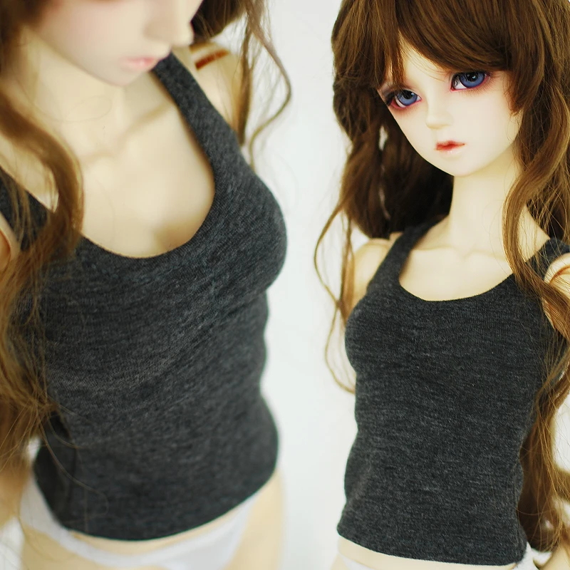 Сексуальный жилет+ юбка костюм(2 шт.) 6 цветов для BJD 1/4 MSD 1/3 SD16 кукольная одежда CWB54
