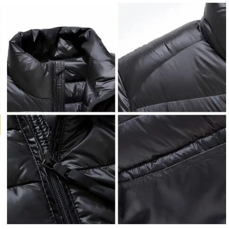 Мужская куртка на утином пуху Plus 5XL 6XL 7XL сверхлегкая пуховая для мужчин верхняя