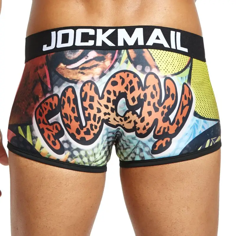 JOCKMAIL, фирменное Мужское нижнее белье, боксеры, шорты, сексуальные мужские трусы, трусы, calzoncillos hombre, боксеры marca cuecas, боксеры для геев, нижнее белье