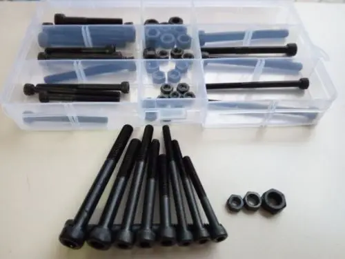 57 шт. шестигранные шурупы M4 M5 M6 12 9 класса|nut|nut allergiescap pvc |