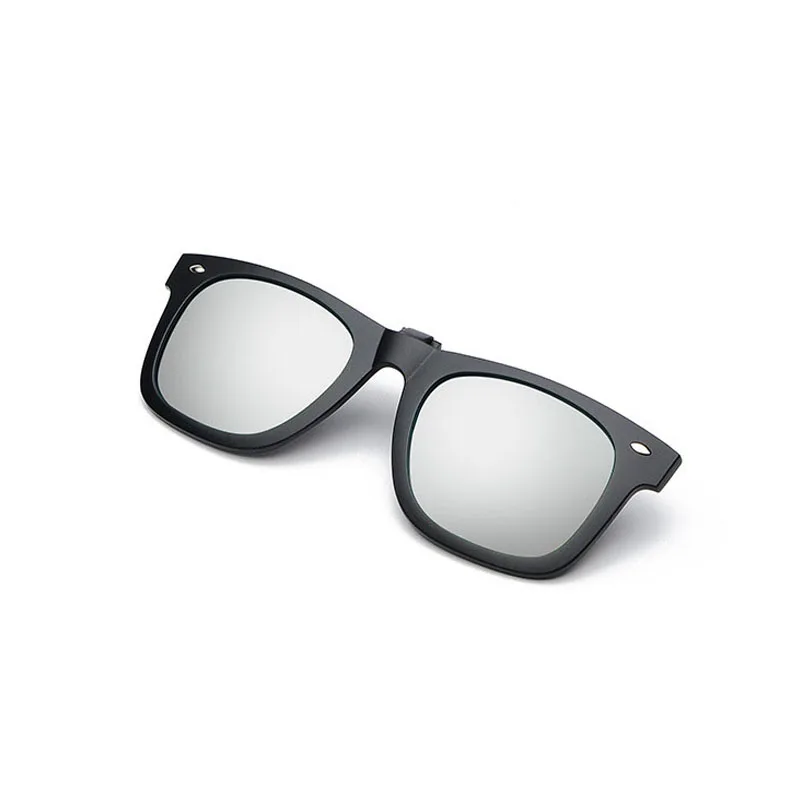 Новинка TR Квадратные Солнцезащитные очки на клипсе для близорукости