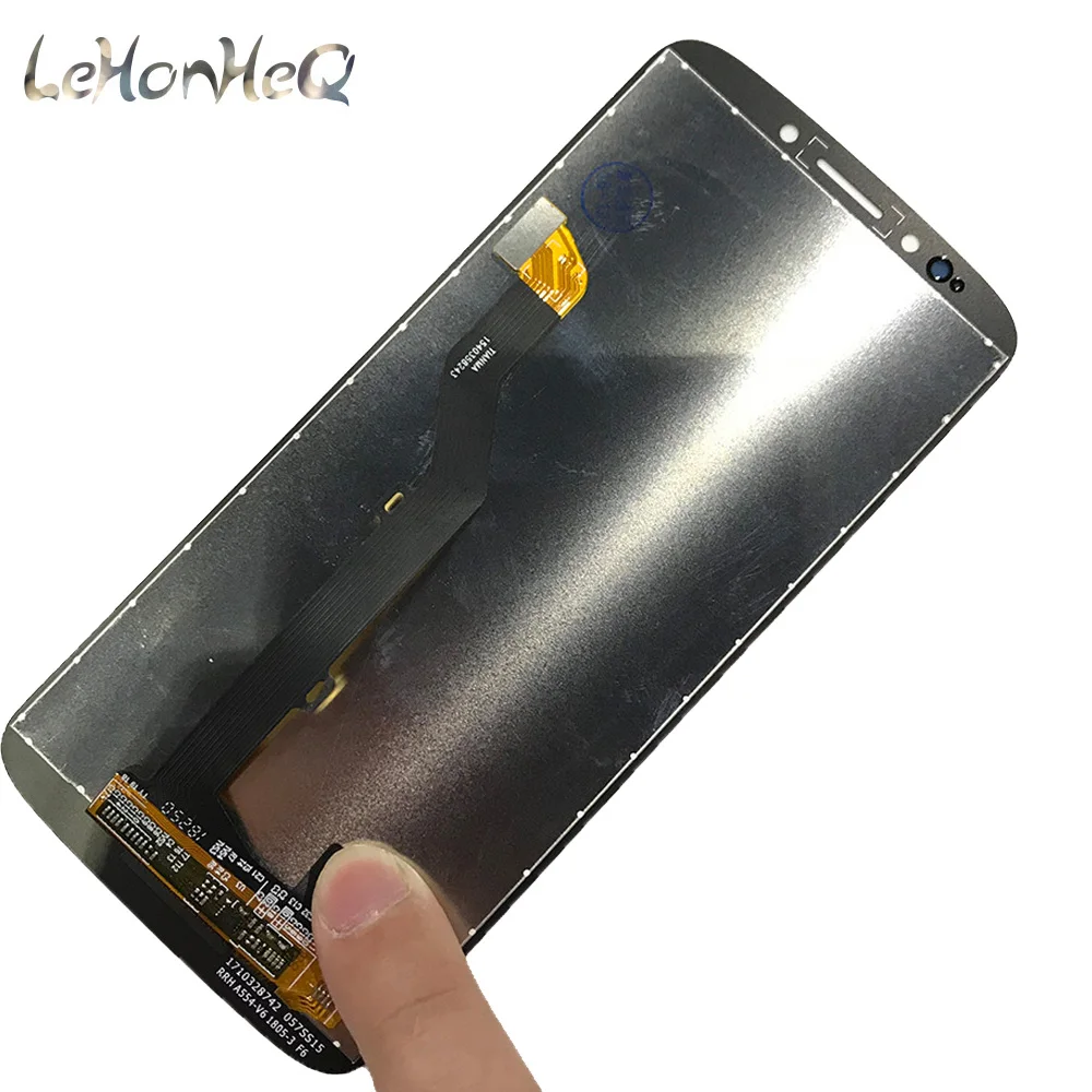 Каркас для MOTO G6 Play XT1922 Дисплей Motorola XT1922-3 XT1922-4 Сенсорный экран Сборка цифрового дигитайзера ЖК-дисплей включен.