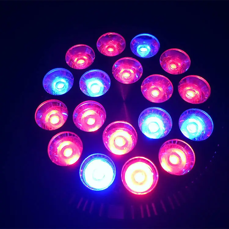 Мини E27 54 Вт 12Red 6 синий AC85 265V высокой мощности LED platn растет свет Панель для