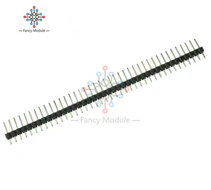 10 шт. однорядные 40Pin 2,54 мм круглые прямые штырьковые соединительные ленты