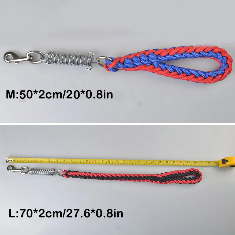 XPangle Short Dog Leash Rope Durable Explosion-proof Traction Buffer Heavy Duty for Medium Large Dogs Pet Supplies | Дом и сад