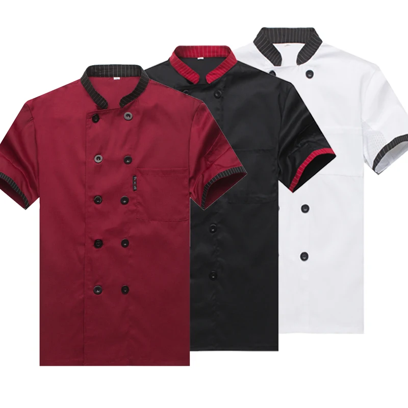 Chef clothing short and long - sleeved summer autumn hotel kitchen uniforms restaurant chef men women working clothes | Тематическая