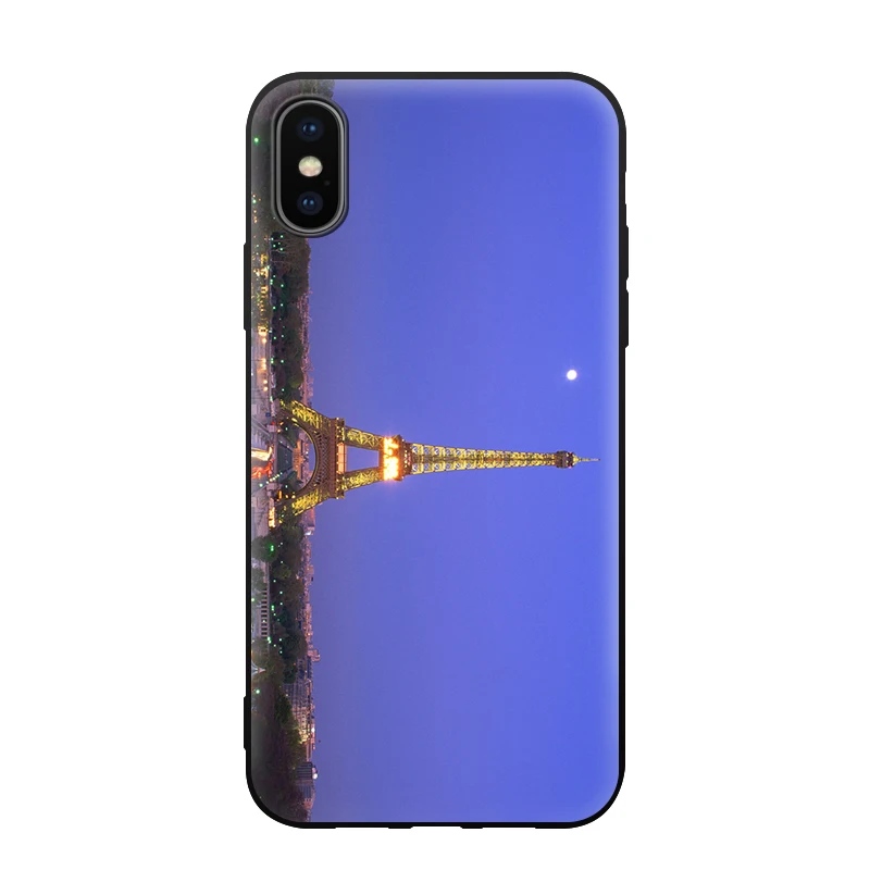 EiiMoo фото пользовательский чехол для телефона для iPhone XS Max XR X чехол силиконовый черный чехол iPhone 6 S 7 8 Plus 11 Pro Max Picture DIY