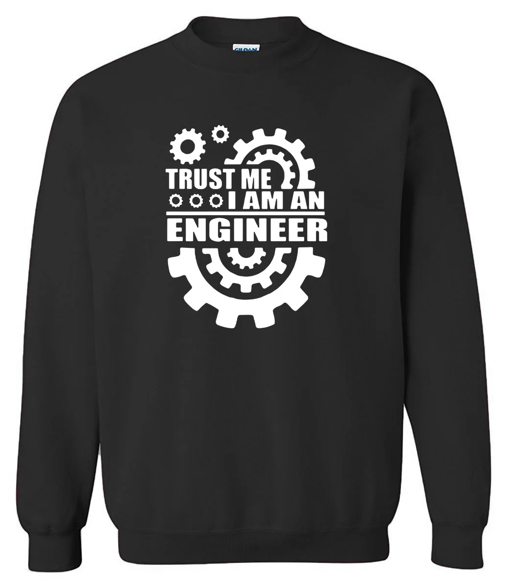 Мужская толстовка с капюшоном Trust Me I Am An Engineer Повседневная Толстовка в стиле