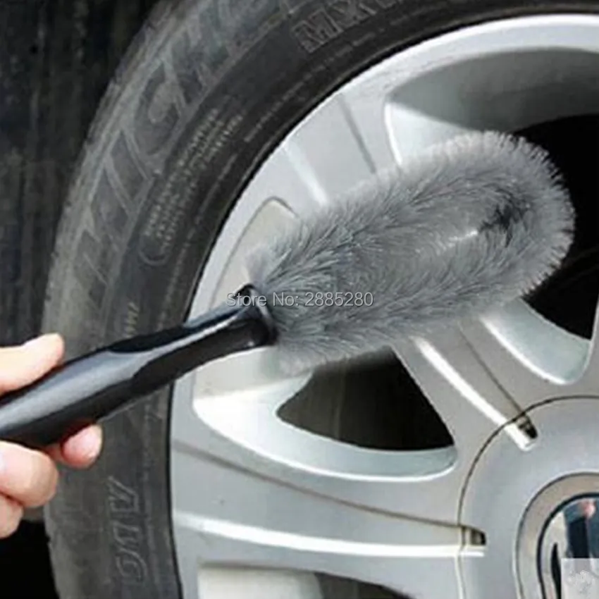 

Car Tyre Cleaning Brush Scrub Wheel Hub Brush for outlander opel astra h mercedes cla civic 2017 grand vitara focus 2 500L 500