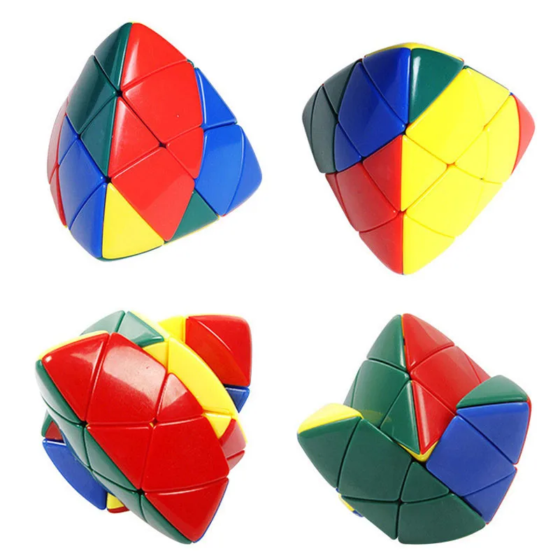 Головоломка Куб Красочные Zongzi Magic Cube риса клецки Треугольники Cubo Stickerless Скорость