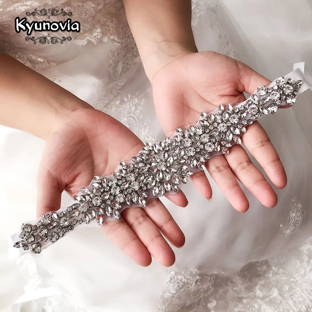Женское вечернее платье Kyunovia пояс цвета слоновой кости с кристаллами стразы