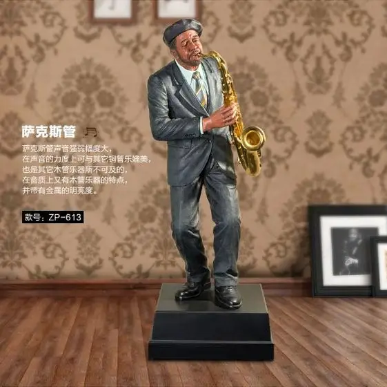 Kopen D Creatieve Bar Figuur Sculptuur Decoratie Vloer Woonkamer Muziek Hars Ambachten Ornament Decoratie