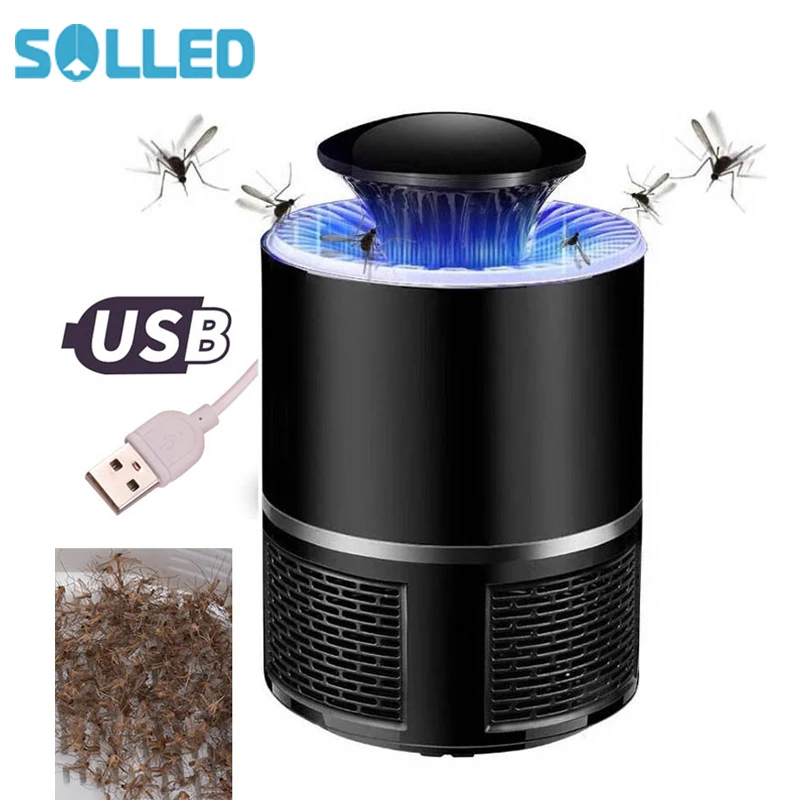 SOL светодиодный комаров убийца светильник/светильники Светодиодный USB Анти-fly от