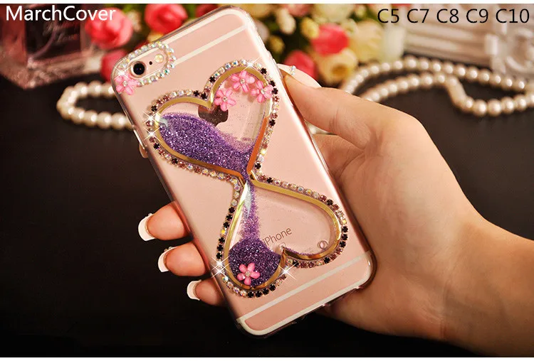 Чехол MarchCover на заказ для samsung galaxy A70 A50 A40 A30 A10 в форме сердца песочное стекло чехол