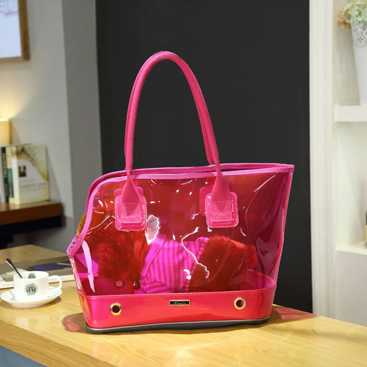 Сумка-переноска для домашних животных милая прозрачная сумка-тоут путешествий с