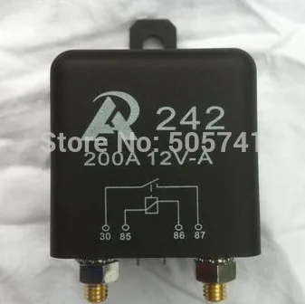 high quality big current 200A Automotive relay, high power 4P automotive relay