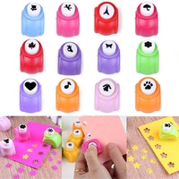 1pcs kids toy stamp child mini printing paper hand shaper stamp mold scrapbook tags cards craft diy punch cutter tool