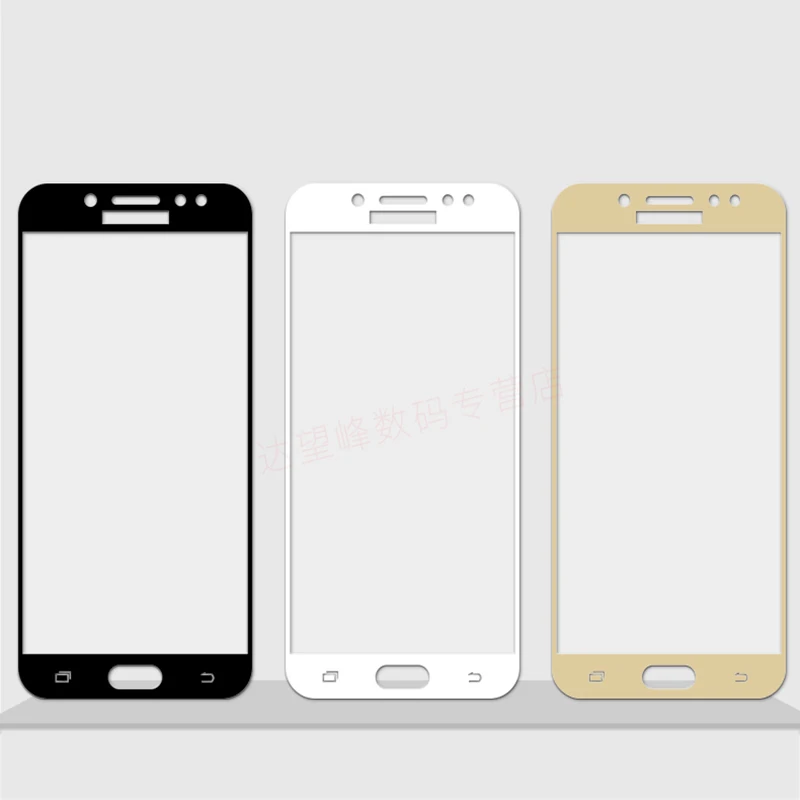 Закаленное стекло для Samsung Galaxy C8 C 8 5 Дюймов Полное покрытие 9H Взрывозащищенная