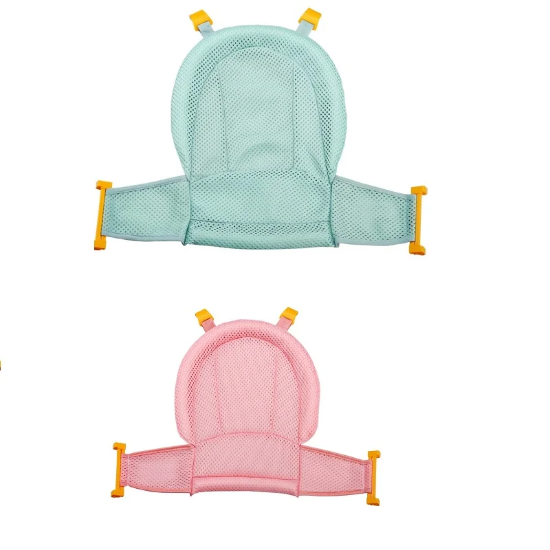 random color 1 piece Baby Bathing Pad Shower Bath Tub Pad Seat Support Mat Foldable Infant Anti-Slip Soft Bathtub Pillow Newborn Seat Cushion tub pad - Цвет: random color 1 piece