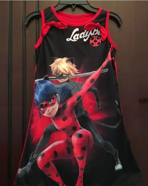 Girl's dress The new 2018 Popular ladybug dresses girls summer dresses. | Детская одежда и обувь