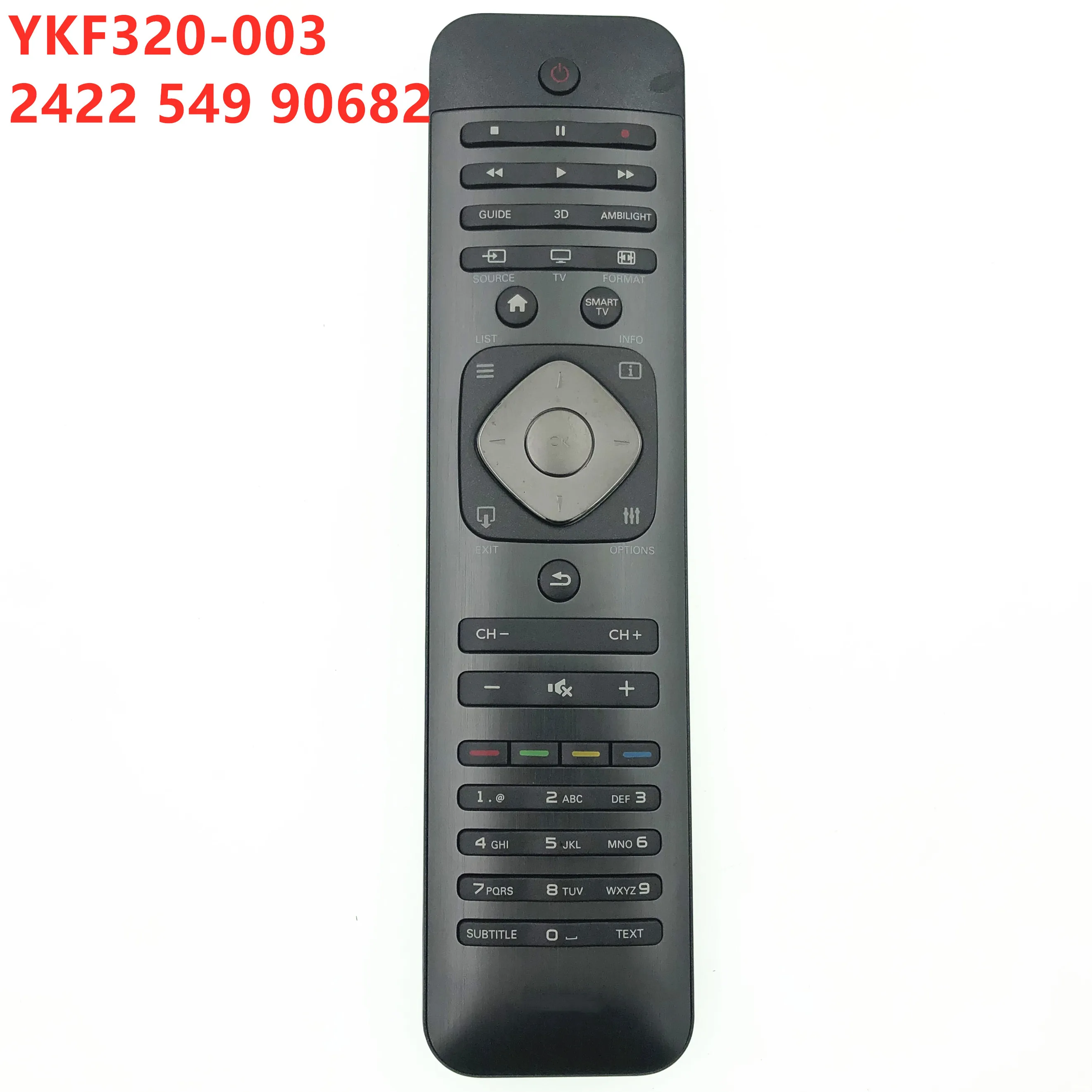 Пульт дистанционного управления YKF320 003 2422 549 90682 для Philips Smart LED TV 42PFL6008K/12 42PFL6008S/12