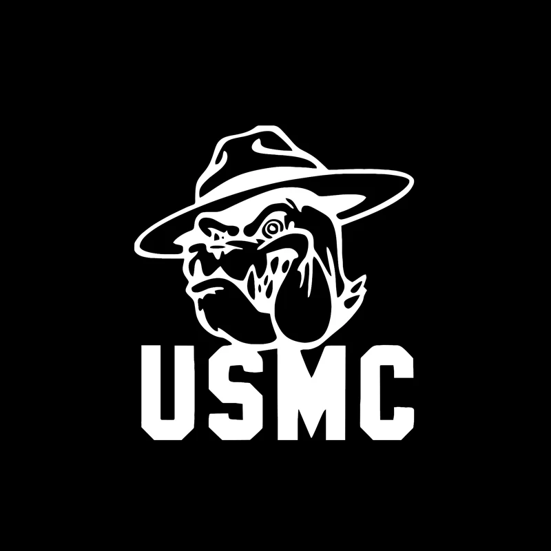 YJZT 13 4 см * 15 морской пехоты США Дьявол виниловая наклейка с принтом Собаки