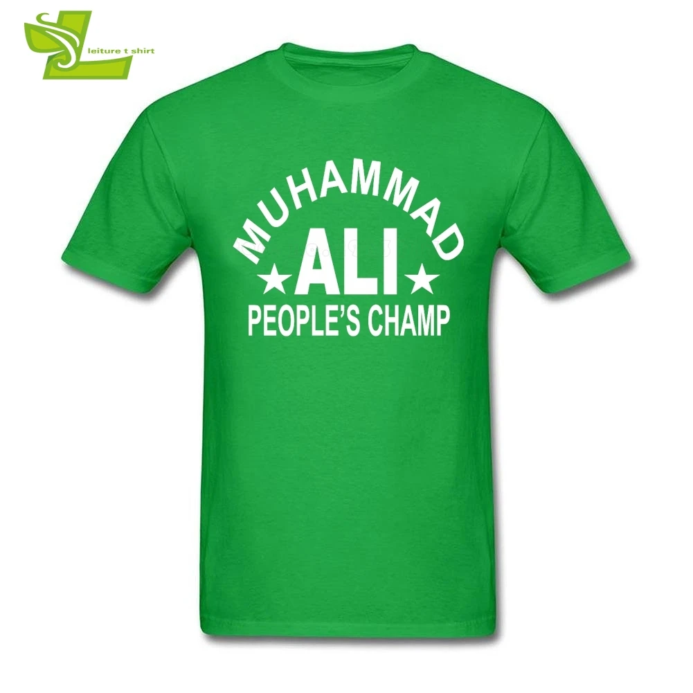 Muhammad Ali Adult T Shirt Printed Custom Made Comfortable T-Shirt Boy Summer Round Neck Tees Teenage Latest Simple Tee | Мужская одежда