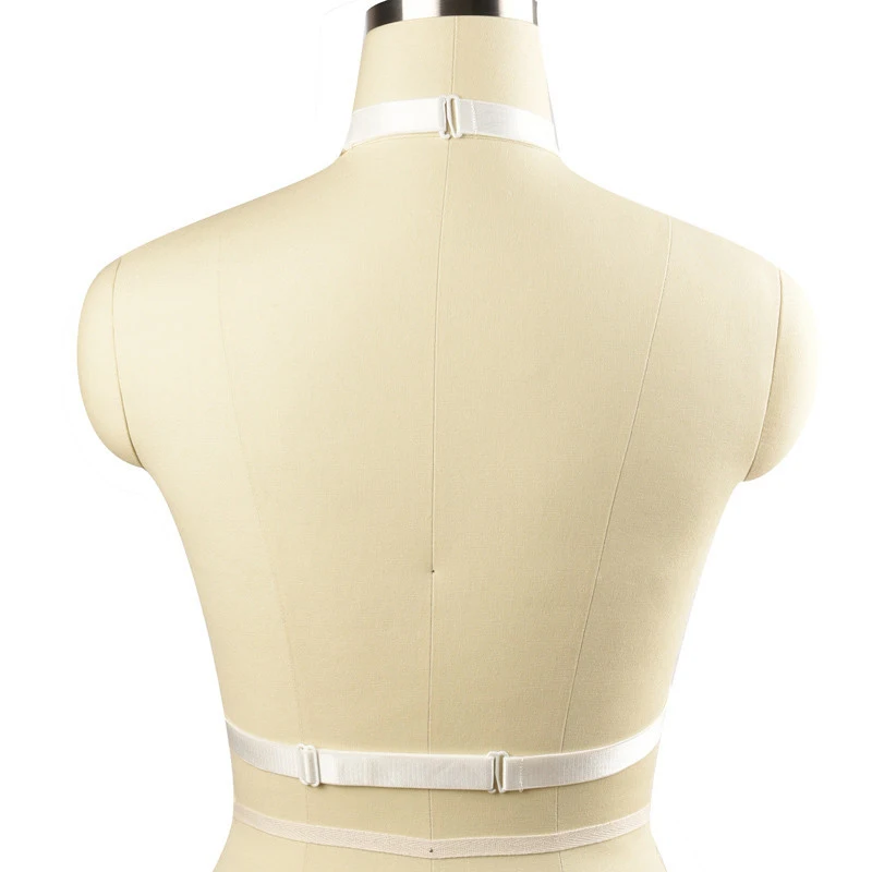 Портупея с белыми цветами портупея для тела в стиле &quotЛолита&quot открытая