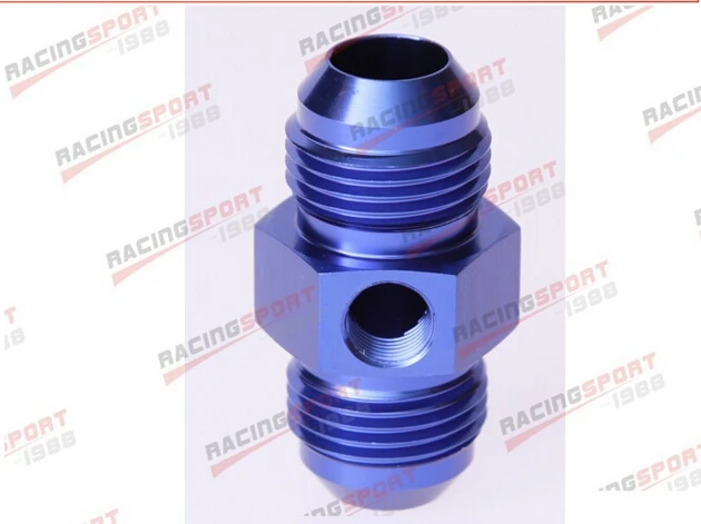 4AN AN-4 to-4AN топливный манометр штуцер адаптер 1/8 &quotNPT синий | Автомобили и мотоциклы