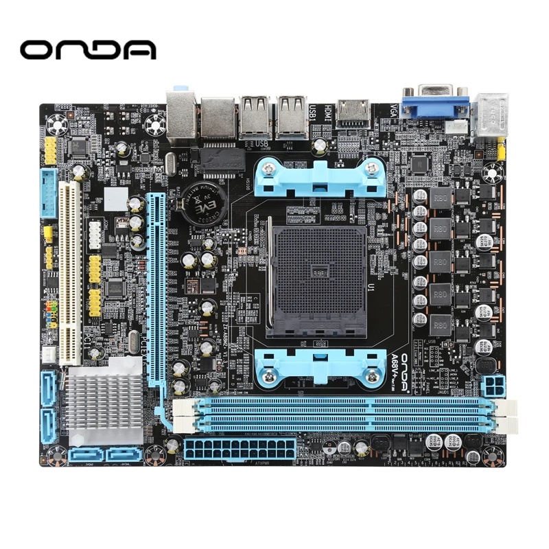Материнская плата Onda A68V + 7 0 системная AMD A68H DDR3 память 16 ГБ SATA3.0 HDMI/VGA материнская
