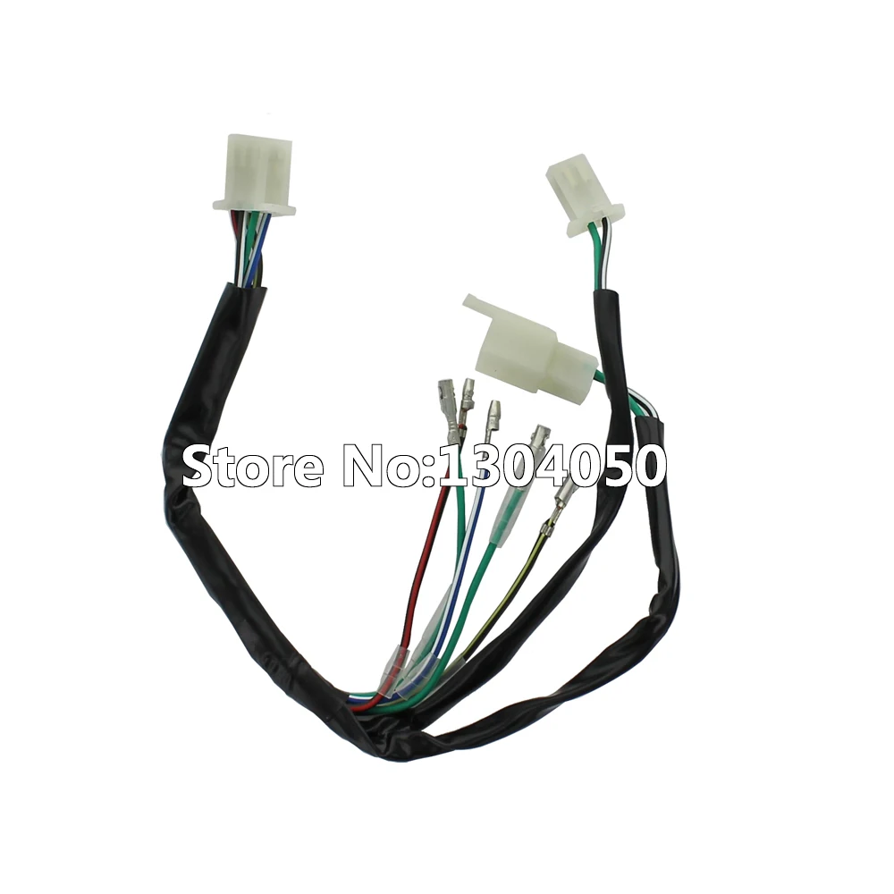 Полный откидной старт двигателя Жгут проводов ткацкий станок 50cc 125cc 140cc PITPRO