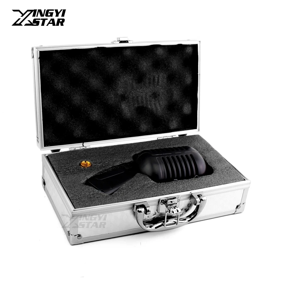 

Deluxe Metal Vocal Dynamic Mic Classic Vintage Microphone For Computer Studio PC DJ Mixer Audio Professional Karaoke Microphones