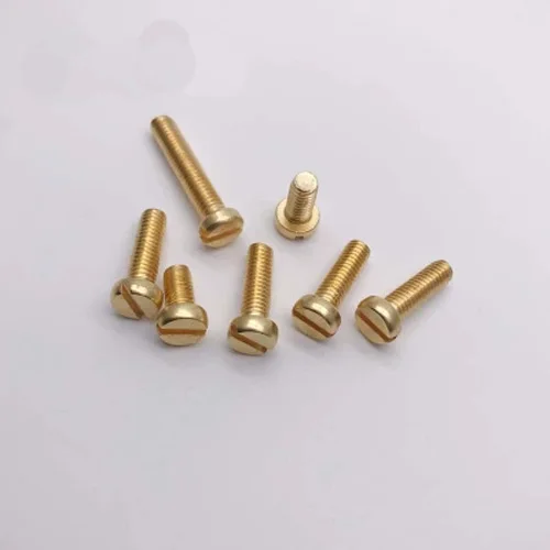 M5 brass Mechanical screw Round head bolt Slotted screws one line socket Cylindrical heads bolts 6mm-50mm Length | Обустройство дома