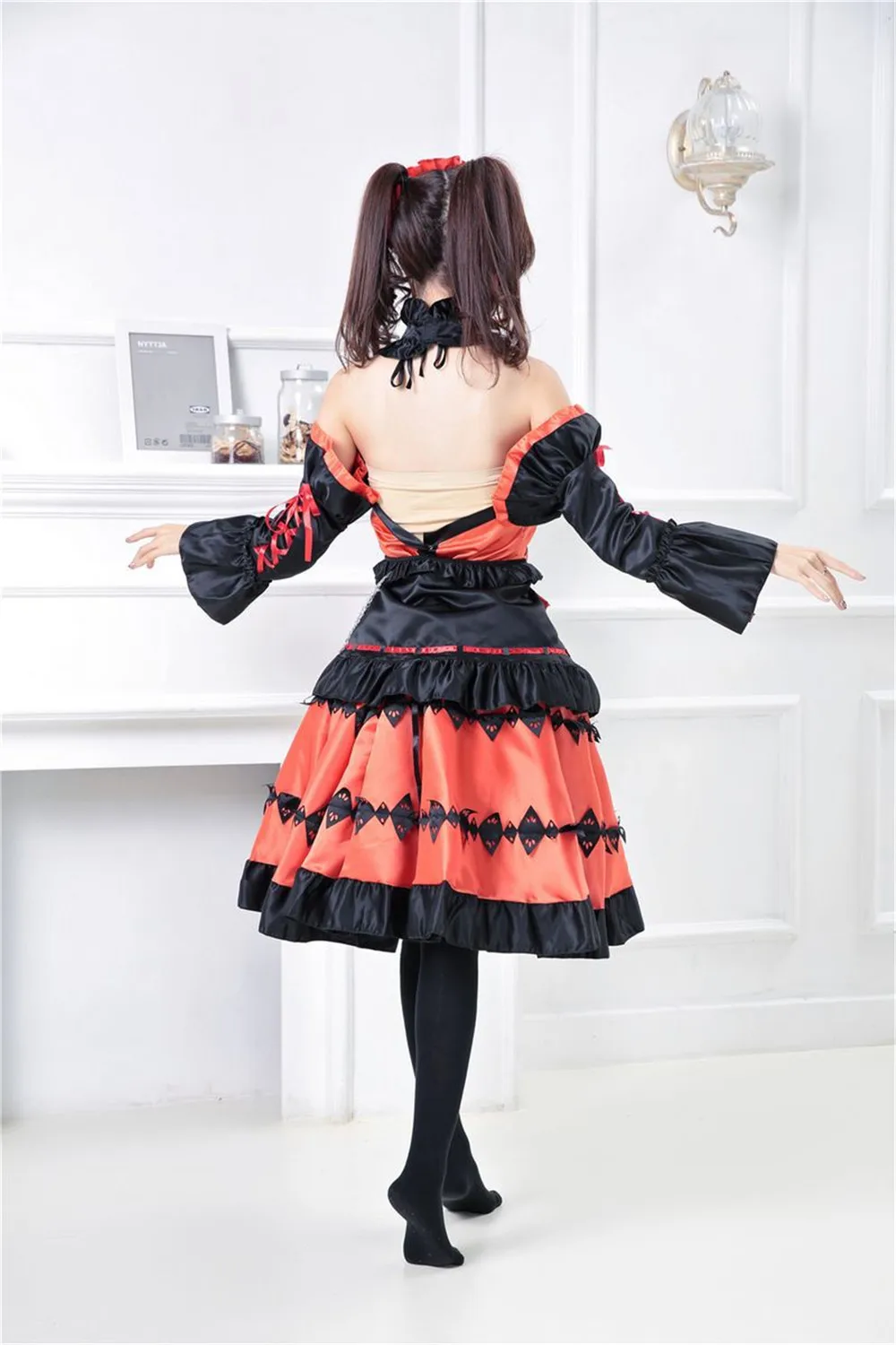 Аниме Дата живой кошмар токисаки Куруми униформа косплей костюмы полный