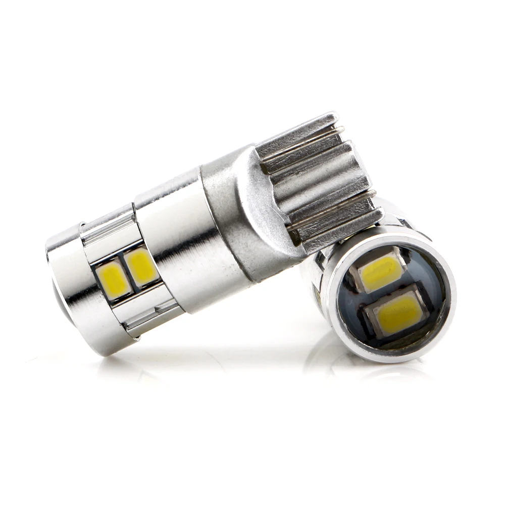 YM E-Bright 2 шт. T10 194 168 3020 10 SMD светодиодный s 12 в 24 600 люмен светильник Клин для лампочек