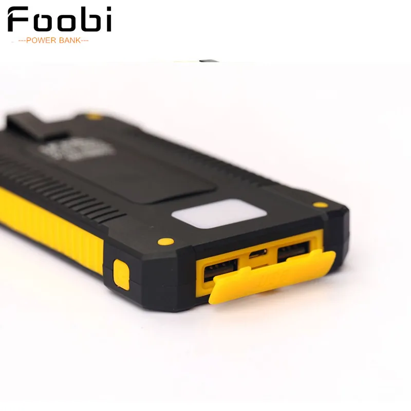 Водонепроницаемый Солнечное Зарядное Устройство 16000 мАч Power Bank Dual USB с