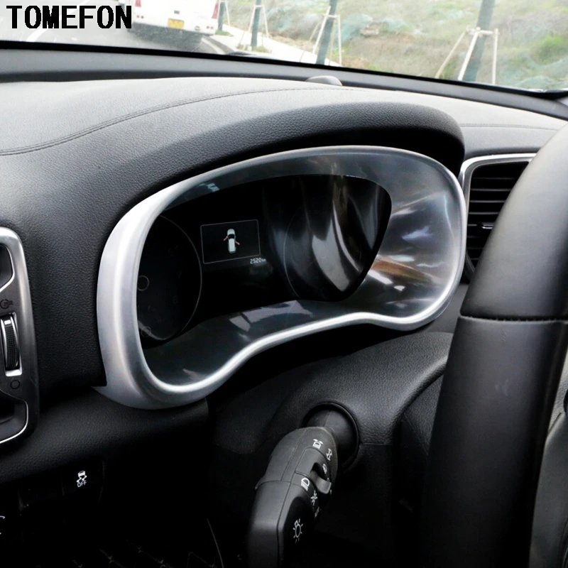 TOMEFON для Kia Sportage QL 2017 2018 ABS хромированная крышка рамы приборной панели облицовка