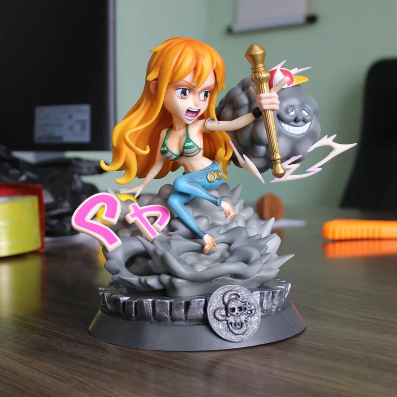 One Piece Nami Zeus Monkey D Luffy погода Homie большая мама Змея человек 26 см ПВХ экшн фигурка