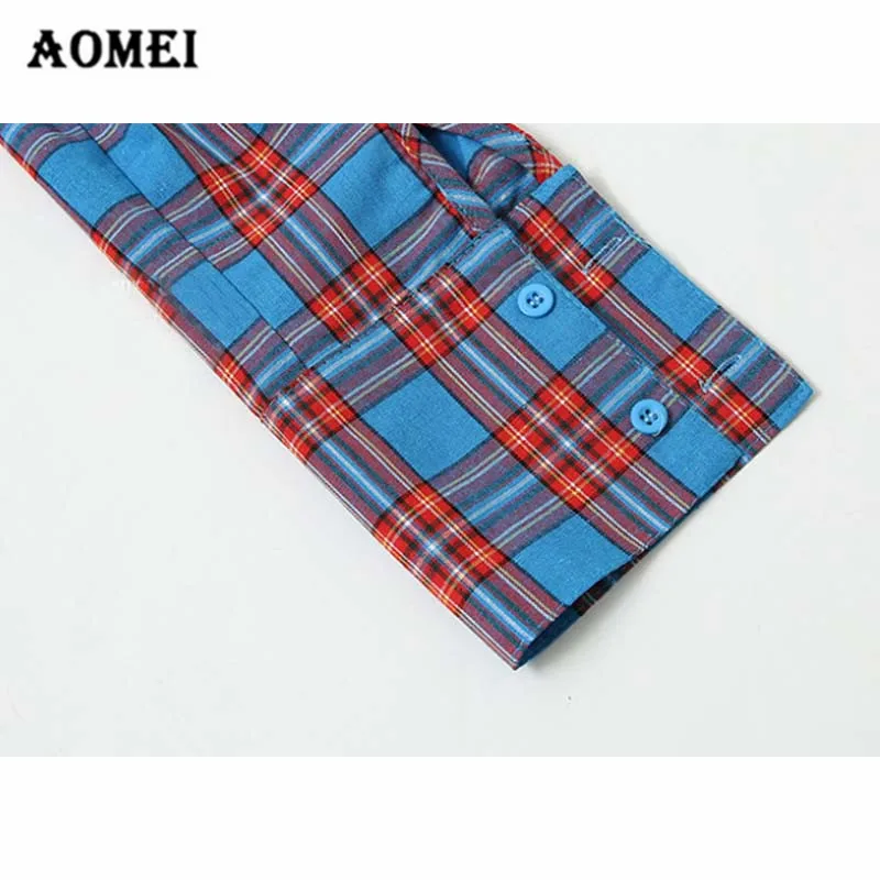 Summer Blouse Shirt Fashion Tops with Ruffles Button up Blusas Casual Girls Plaid Gingham Elegant Ladies Women Clothing |