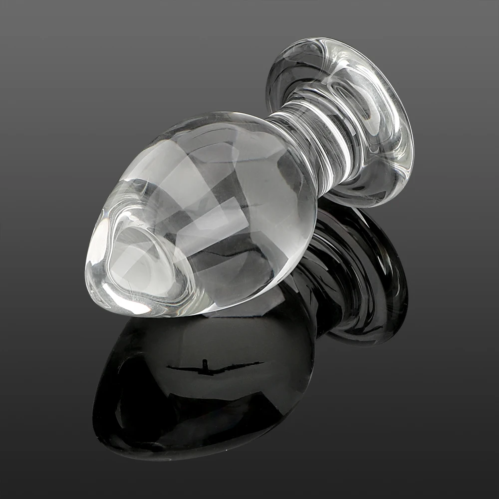 IKOKY 50mm Large Crystal Butt Plug Vagina Ball Big Pyrex Glass Anal Dildo Bead Fake Adult Masturbate Sex Toys for Women Men Gay | Красота и