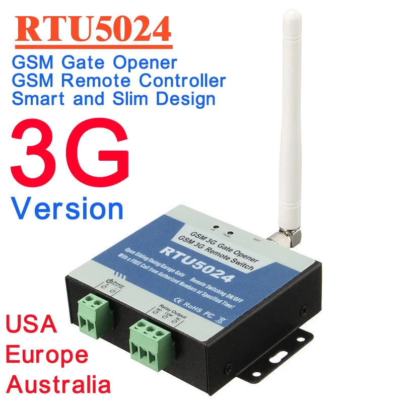 Версия 3G GSM Открыватель раздвижных ворот Реле Переключатель дистанционное