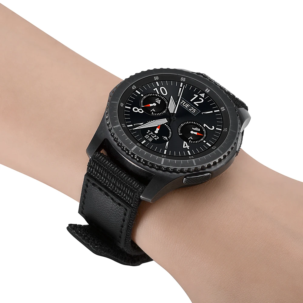 Нейлоновый ремешок для samsung Galaxy watch 46 мм Ременная Передача s3 frontier band Браслет 22 мм huawei GT часы Ременная Передача S 3 46 мм
