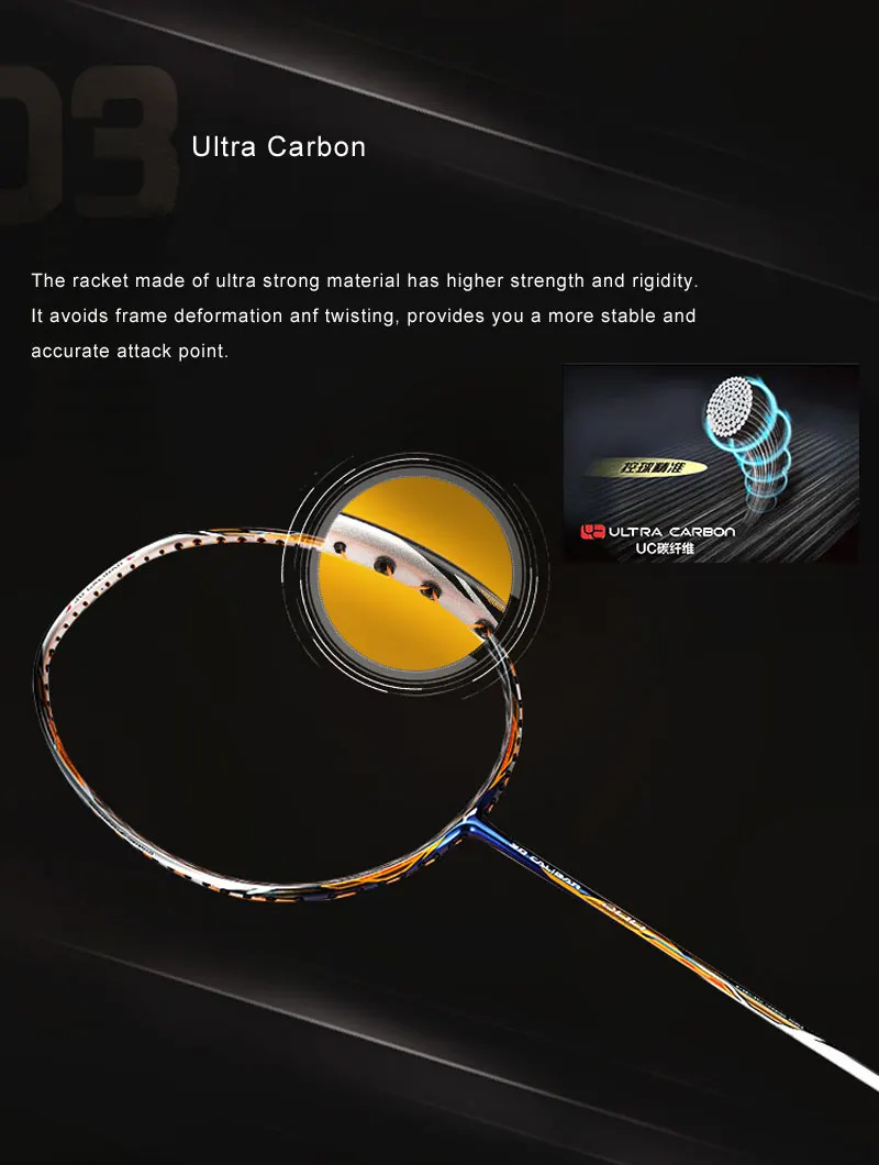 Li-Ning, 3D, CALIBAR, 200, ракетка для бадминтона, с шариковым управлением, с подкладкой, Спортивная, одиночная, без шнуровки, AYPM394, ZYF307