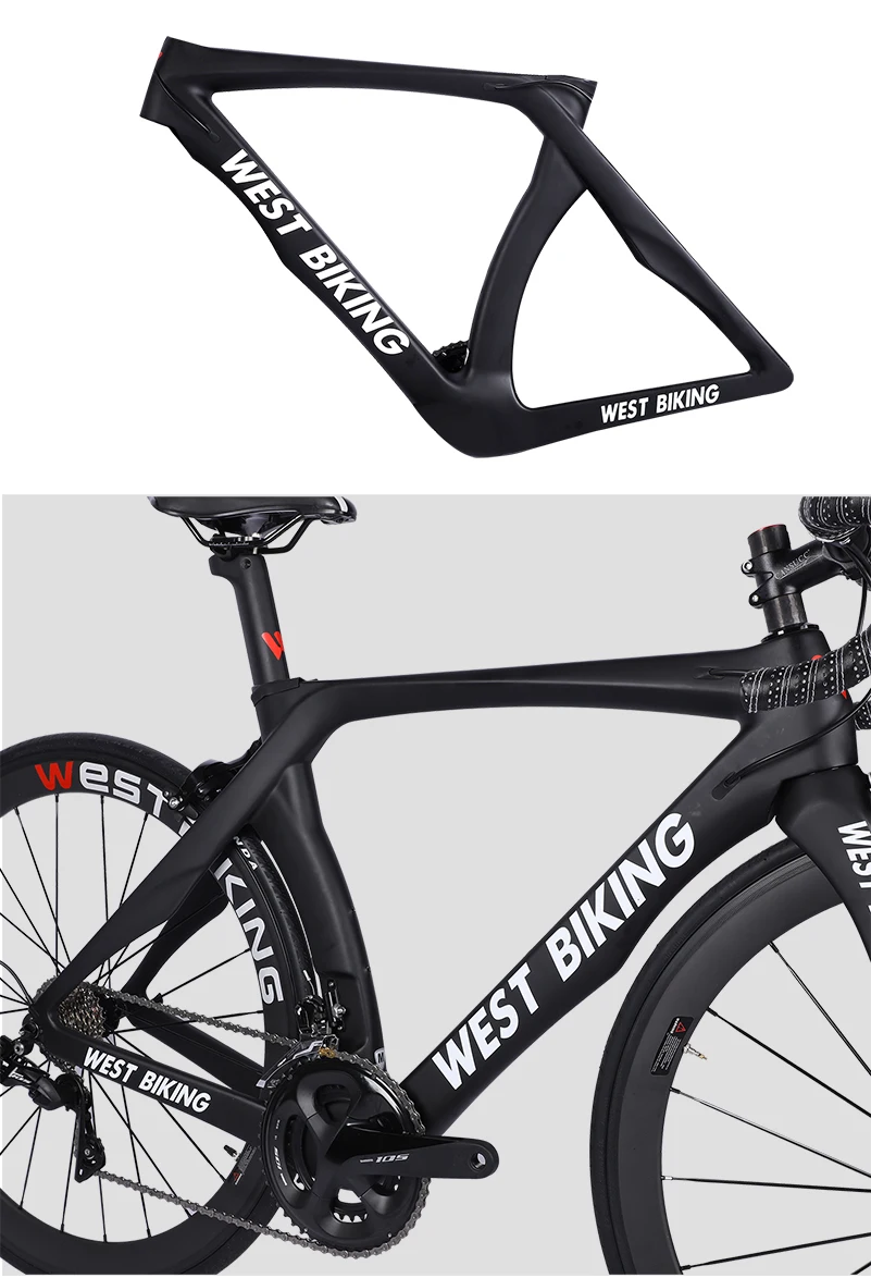 WEST BIKING карбоновый шоссейный велосипед 22 скорости 700C шоссейный гоночный велосипед с SHIMANO R7000 карбоновый велосипед Bicicleta
