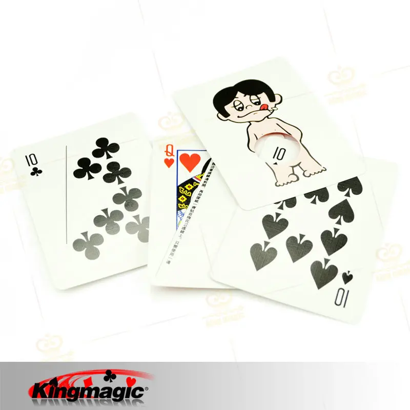 Карта для забавного мальчика волшебный трюк король Волшебные Детские забавные
