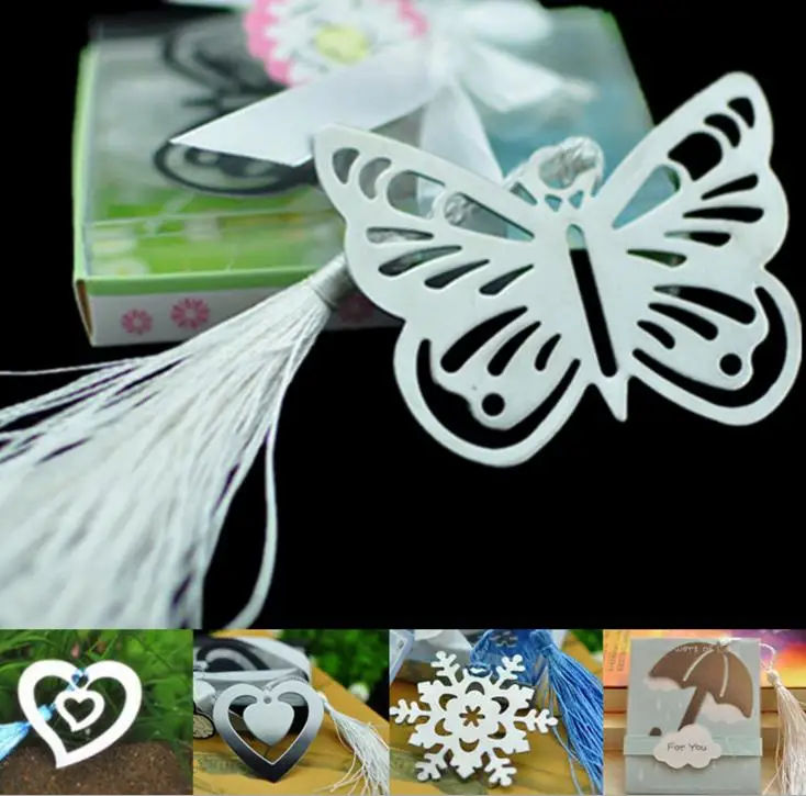 Свадебные сувениры металлическая кисточка Закладка журнал книга отметка