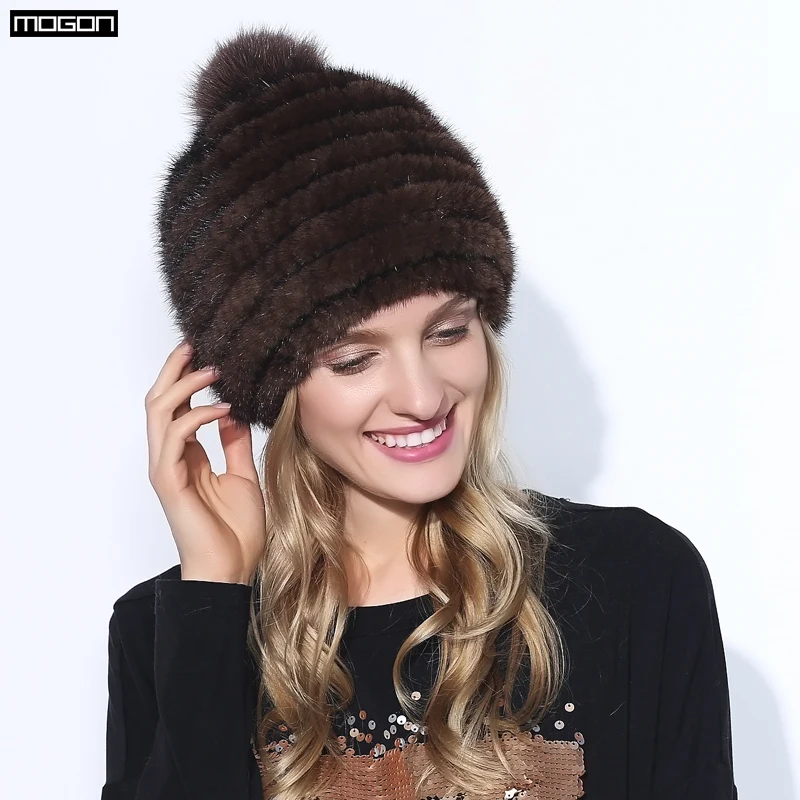 2018 Hot Sale Winter Mink Fur Hat For Women Genuine Natural Pineapple Cap Russian Beanies Fashion Good Quality Thick Warm Hats |