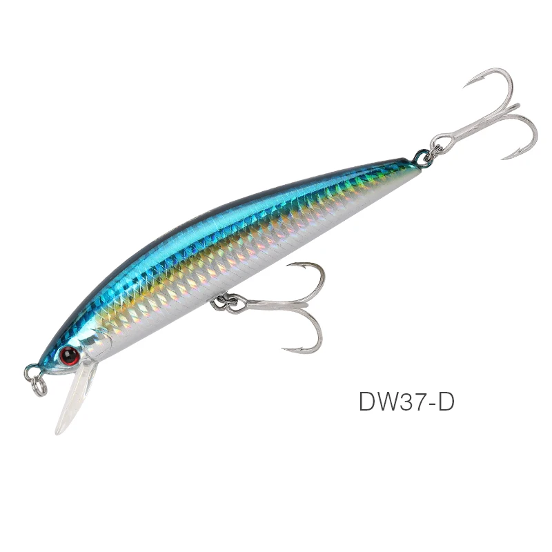 DW37-D TSURINOYA для рыбалки приманки DW37 погружная блесна, 120 мм 40 г глубина 2m искусственная жесткая приманка соленой воды приманки 6 цветов - Цвет: DW37-D