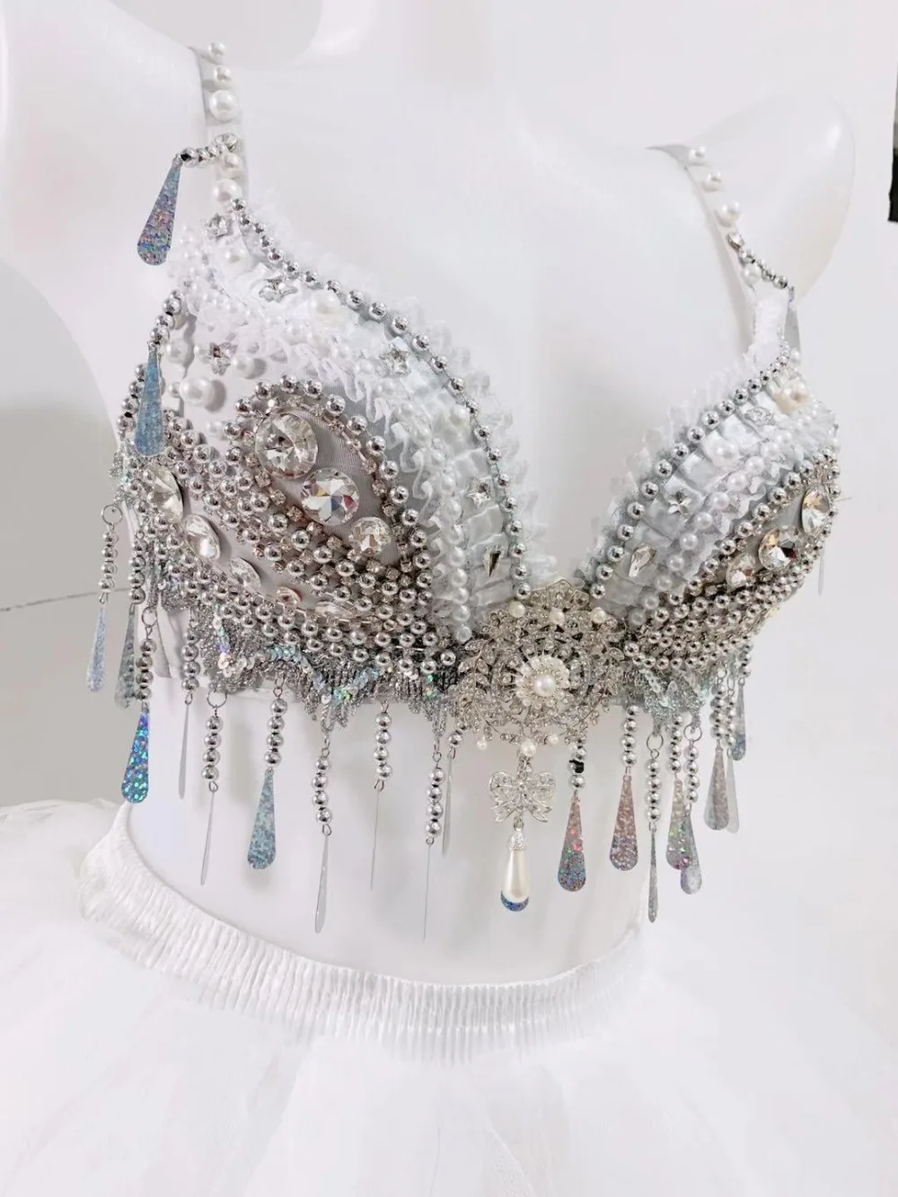 Женский комплект бикини в сеточку с юбкой пузырьком| |