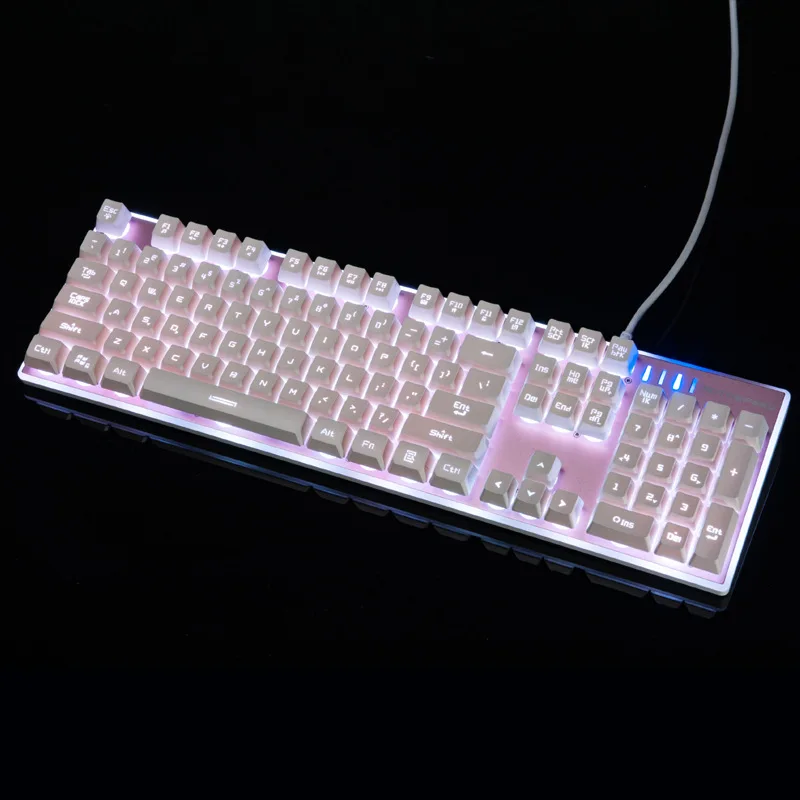 Тонкая профессиональная игровая USB клавиатура Motospeed K11 геймерская Игровая Teclado с